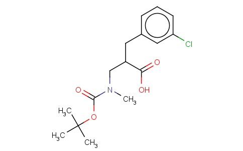 2-N-BOC-3-(3-CHLORO-PHENYL)-2-METHYLAMINOMETHYL-PROPIONIC ACID